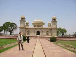 outside the Mini Taj