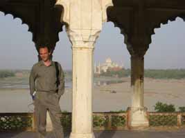 Marcus looking lovely at the Red Fort