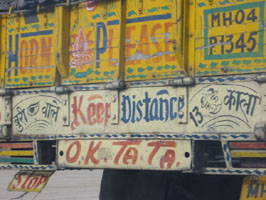 example of truck art