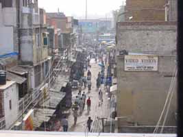 view from delhi hotel roof